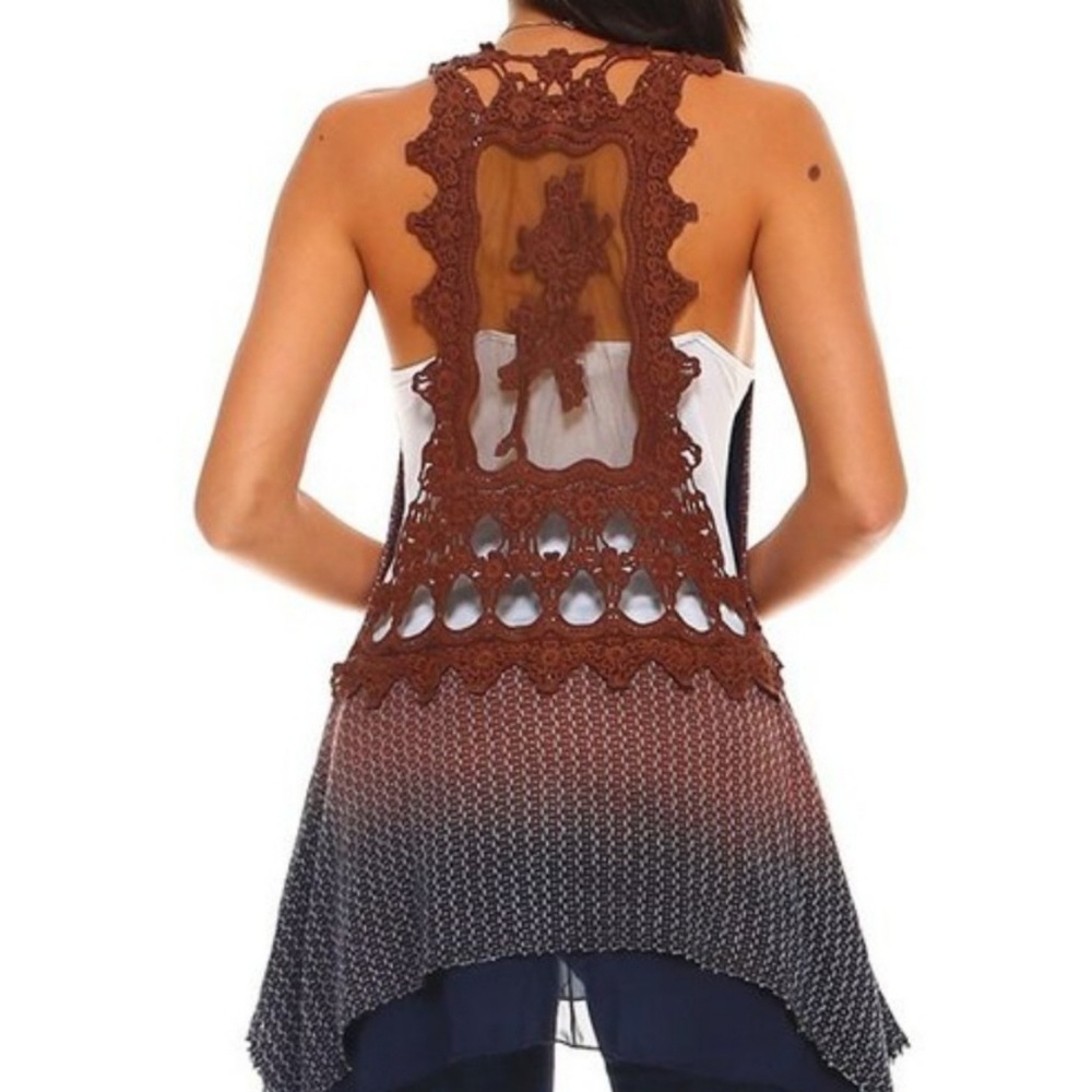 Ombre Layered Lace Tunic Urban X - Picture 4 of 8